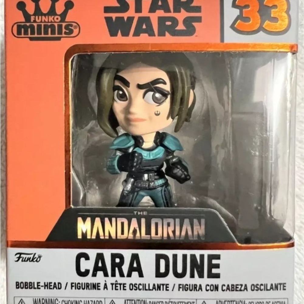 Funko Minis Star Wars Cara Dune Action Figure - Black, Blue, Brown - Picture 1 of 2
